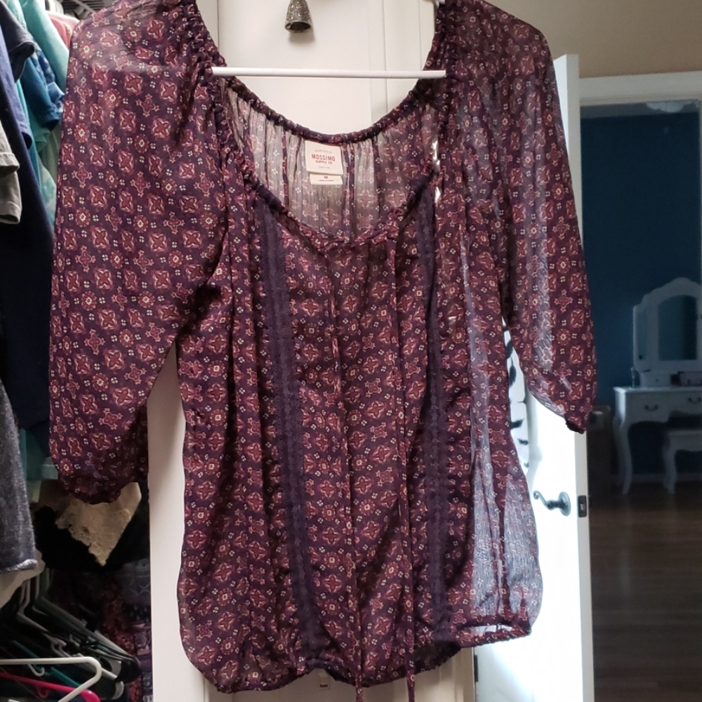 Purple blouse